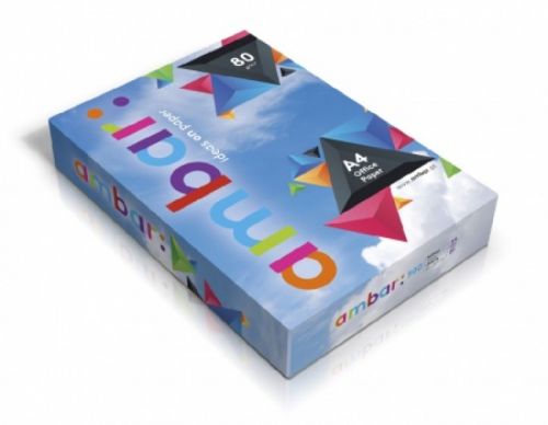 PAPEL FOTOCOPIA AMBAR 80GR  - 500FLS , Ambar , 6160400010016 , 5601199189627
